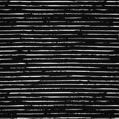 sketched stripes in black - mintás elasztikus méteráru