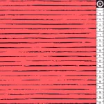 vázlatos vonalak - sketched stripes in sunkisst coral - mintás elasztikus méteráru