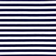 stripes navy and white - mintás jersey méteráru