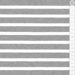 csíkok - stripes melange grey and white - mintás pamut jersey méteráru