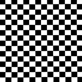   kockás - checker black and white - mintás jersey méteráru
