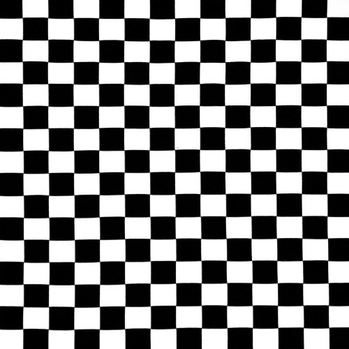 checker black and white - mintás jersey méteráru