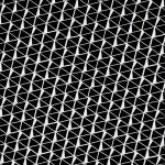 fekete gyémántok - diamonds in black - mintás jersey méteráru