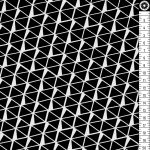 fekete gyémántok - diamonds in black - mintás jersey méteráru