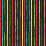 színes csíkok - chili smiles - stripes in jet - mintás jersey méteráru