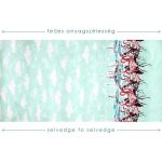 flamingo border - designer pamut méteráru