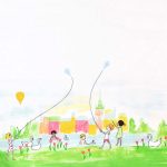 nyári bordűr - sommer - double border - designer pamut méteráru