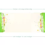 nyári bordűr - sommer - double border - designer pamut méteráru