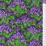 levendula - landscapes & florals - lavender in lilac - designer pamutvászon méteráru
