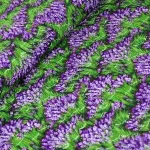 levendula - landscapes & florals - lavender in lilac - designer pamutvászon méteráru