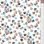 tappancs - paws up! - impressions in grey - designer pamutvászon méteráru