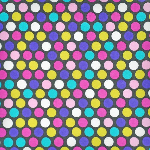 diddly dot in orchid - designer pamutvászon méteráru