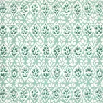 kashmir gardens - lattice in mint - designer pamutvászon méteráru