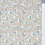 apró rózsa - rosalinda - rosewater in oak - designer pamutvászon méteráru