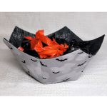 denevérek szürkén - (batty in grey) - designer pamut méteráru