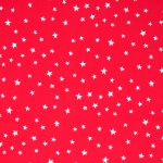 csillagok piroson - milky way in red - designer pamutvászon méteráru