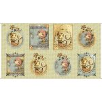 adrift - mermaid panel - designer pamut méteráru