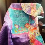 sellő, delfin - under the sea - panel in pink - párna és takaró/falvédő készítő panel