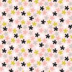 meow - asterisk in pink - designer pamut méteráru