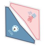 hello baby - bibs - előke/nyálkendő készítő panel 90*110 cm