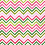 remix - zigzag in garden - designer pamut méteráru