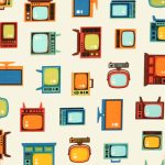 let me entertain you - television retro - designer pamut méteráru