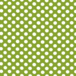 spot on - spots in lime - designer pamut méteráru