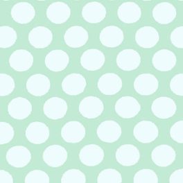   pöttyök - little prints - polka dots in mint - designer pamut dupla géz anyag