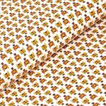 tigris, cica - suzy's minis - tiger in natural - designer pamut méteráru