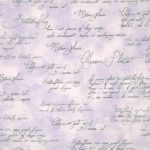 garden studies - script in garden - designer pamut méteráru