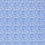 hullám - tootal super - super waves in blue - designer pamut méteráru