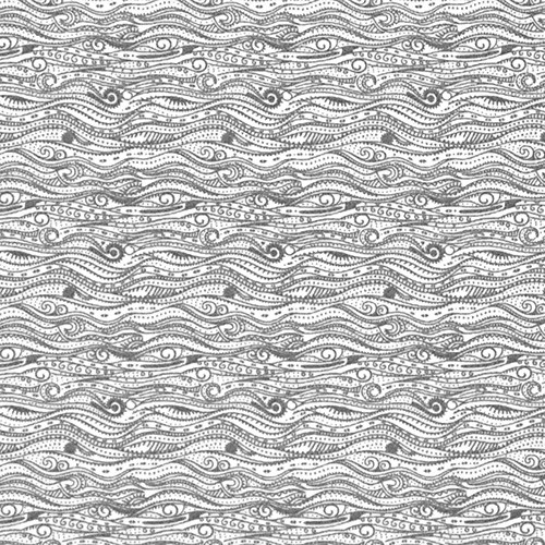 tootal super - super waves in grey - designer pamut méteráru