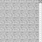 hullám - tootal super - super waves in grey - designer pamut méteráru