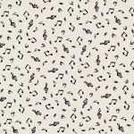 hangjegy - on the lighter side - music note in ivory - designer pamut méteráru