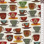 kávéscsésze - coffee break - mugs in ivory - designer pamut méteráru