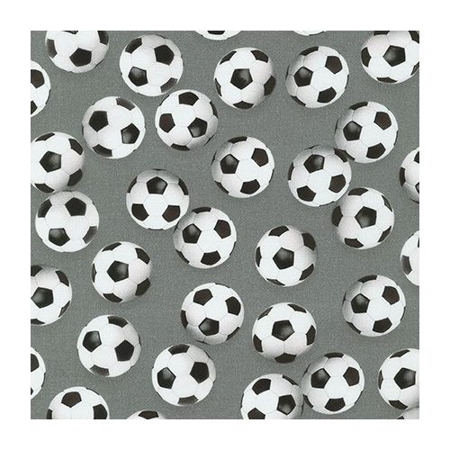 sports life - football in grey - designer pamut méteráru