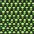UFO - area 51 - alien faces in onyx - designer pamut méteráru