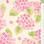 hortenzia - natural blooms - hydrangea in azalea - designer pamutvászon méteráru