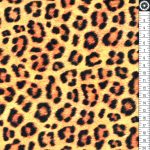leopárd minta - animal kingdom - leopard in wild - designer pamutvászon méteráru