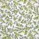 levelek - nature's notebook lawns – leaf in green - designer vékony pamut lawn méteráru