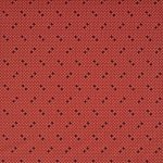 homestead harvest in red - geometrikus minta - designer pamutvászon méteráru