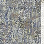 hóesés a fenyvesben - twilight snowfall - earth - batikolt kézműves designer pamut méteráru