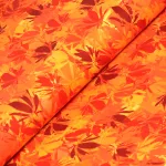 virágminta - color wheel - petals in tiger lily - designer pamutvászon méteráru