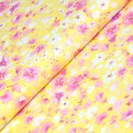 virágok és lepkék - bee free in sunshine - designer pamutvászon méteráru