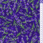 levendula - lavender blessings in purple - designer pamutvászon méteráru