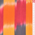 Kaffe Fassett artisan - ikat stripe in yellow - designer szövött mintás pamut méteráru