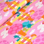 erdei állatok - play date - park walk cheer - designer pamut méteráru