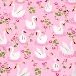 swan princess - flannel in sweet - designer pamut flanel méteráru