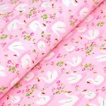 swan princess - flannel in sweet - designer pamut flanel méteráru