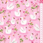 swan princess - flannel in sweet - designer pamut flanel méteráru